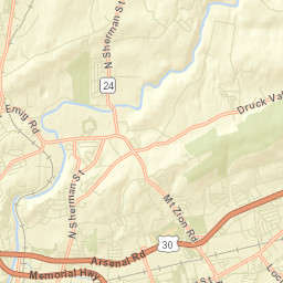 Yorklyn Street Map