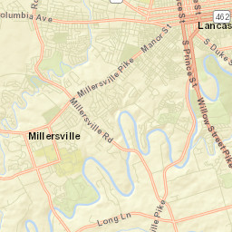 Millersville Street Map