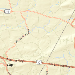 Gap Street Map
