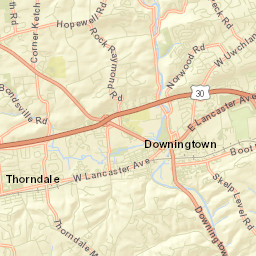 Thorndale Street Map