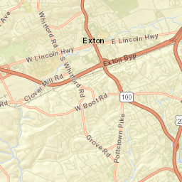 Exton Street Map
