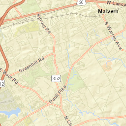 Malvern Street Map