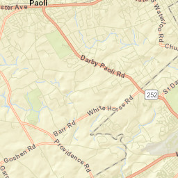 Paoli Street Map