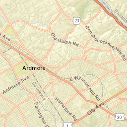 Ardmore Street Map