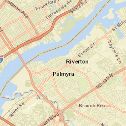 Palmyra Street Map