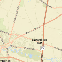 Mount Holly Street Map