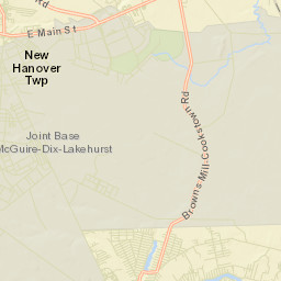 McGuire AFB Street Map