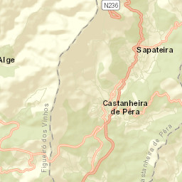 Castanheira de Pêra Street Map