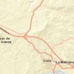 Coria Street Map