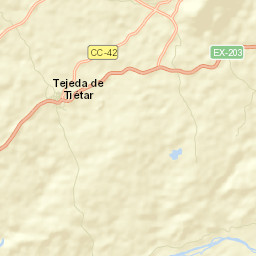 Tejeda de Tiétar Street Map