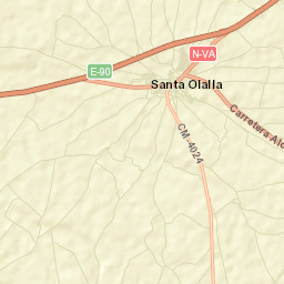 Santa Olalla Street Map