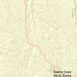 Santa Cruz de la Zarza Street Map