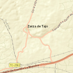 Zarza de Tajo Street Map