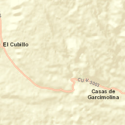 Casas de Garcimolina Street Map