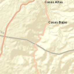 Casas Altas Street Map