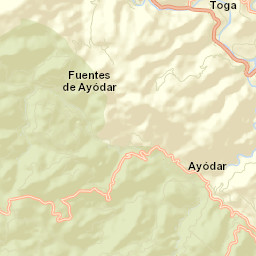 Fuentes de Ayódar Street Map