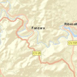 Ribesalbes Street Map