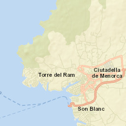 Ciutadella Street Map