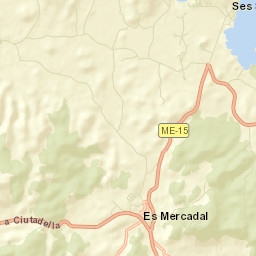 Mercadal Street Map