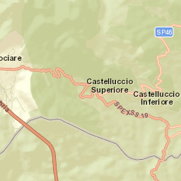 Castelluccio Superiore Street Map