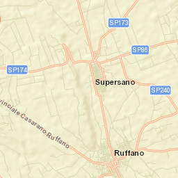 Supersano Street Map