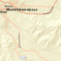 Mustafakemalpaşa Street Map