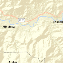 Mihalgazi Street Map
