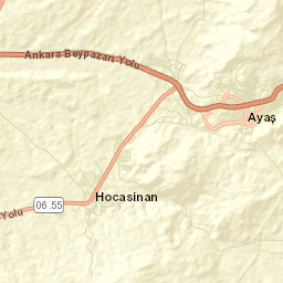 Ayaş Street Map