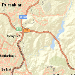Pursaklar Street Map