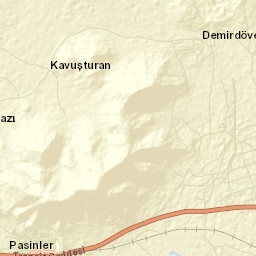 Pasinler Street Map