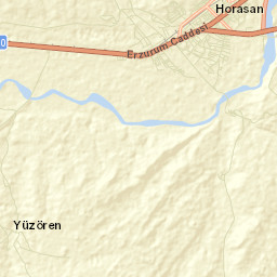 Horasan Street Map