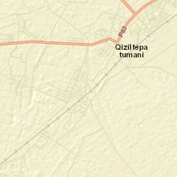 Qiziltepa Street Map
