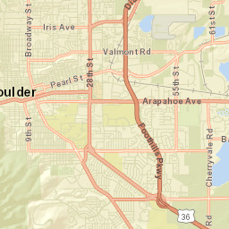 865-875 Inca Pkwy Boulder CO Street Map