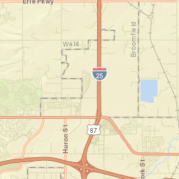 1701-1721 East Baseline Road, Broomfield Street Map