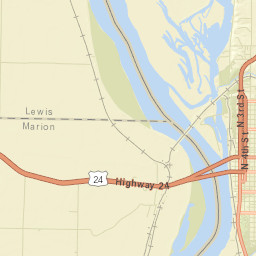 Bay Bridge, Quincy, IL 62301, USA Street Map