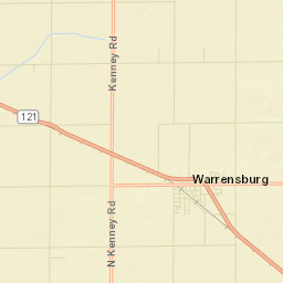 Warrensburg Street Map