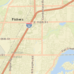 Fishers Street Map