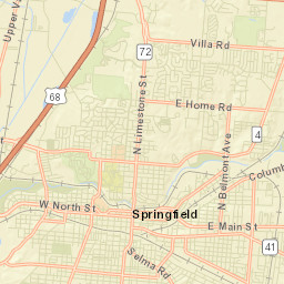 Warder Park Ohio Street Map