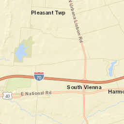 Sylvan Shores Ohio Street Map