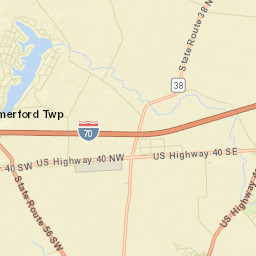 Summerford Ohio Street Map