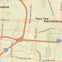 Rose Hill Heights Ohio Street Map