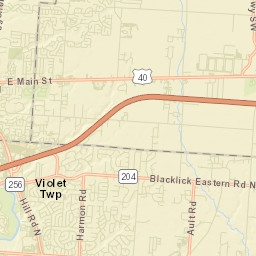 Wagram Ohio Street Map