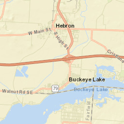 Shell Beach Ohio Street Map