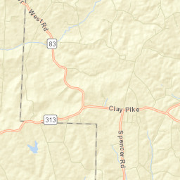 Claysville Ohio Street Map