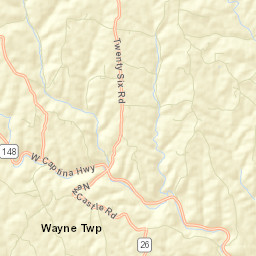 Hunter Ohio Street Map