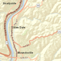 Wegee Ohio Street Map