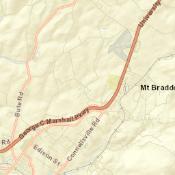 Fayette County Street Map