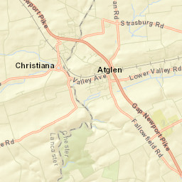 Atglen Street Map