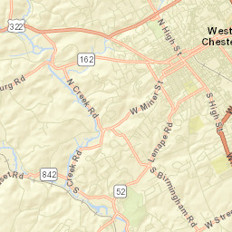 West Chester Street Map