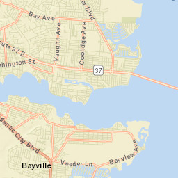 Pine Beach Street Map